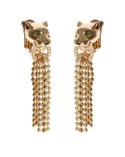 Cartier Panthère De  18k 0.20 Ct. Tw. Diamond Earrings (authentic Pre-loved)