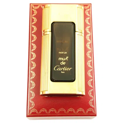 Pre-owned Cartier Panthere De  Collectible Vintage Perfume Bottle In Original Box Art Deco In Brown