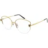 Cartier Panthere De  Demo Oval Ladies Eyeglasses Ct0370o 001 57