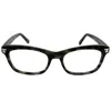 Cartier Panthere De  Demo Rectangular Ladies Eyeglasses Ct0144o 004 52