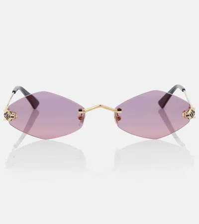 CARTIER PANTHÈRE DE CARTIER GEOMETRIC SUNGLASSES