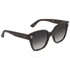 Cartier Panthere De  Grey Gradient Square Ladies Sunglasses Ct0143s 004 51 In Gray