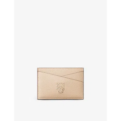 Cartier Panthère De  Leather Card Holder In Beige
