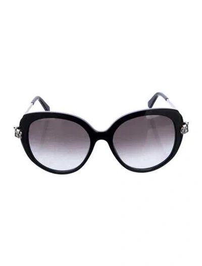 Pre-owned Cartier Panthere De  Oversize Sunglasses In Multi