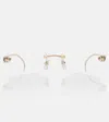 Cartier Panthère De  Rectangular Glasses