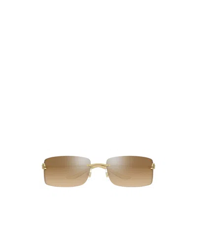 Cartier Panthère De  Sunglasses In Nude