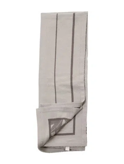 Pre-owned Cartier Panthère De  Throw Blanket In Grey