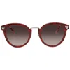 Cartier Panthere De  Violet Gradient Round Ladies Sunglasses Ct0142s 003 51 In Purple