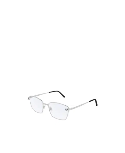 Cartier Panthère Rectangular Frame Glasses In Multi