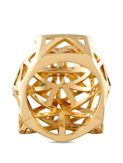 Pre-owned Cartier Panthere Ring In Gold
