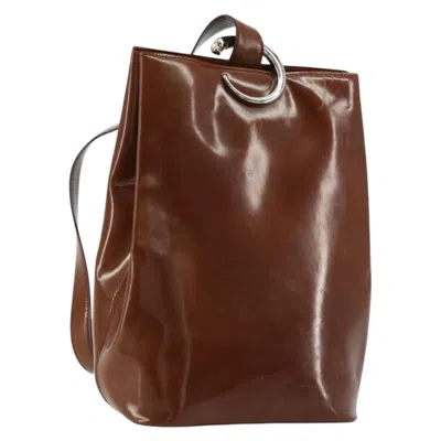 Pre-owned Cartier Panthère Shoulder Patent Leather Brown Patent_leather Shoulder Bag Bag ()