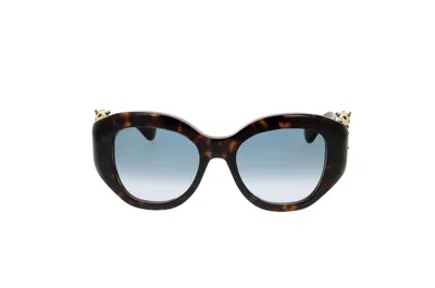 Cartier Panthere Square Frame Sunglasses In Multi