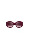 Cartier Panthere Square Frame Sunglasses In Red