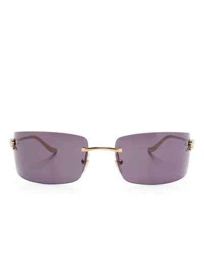 Cartier Panthère Sunglasses In Black