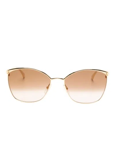 Cartier Panthère Sunglasses In Brown