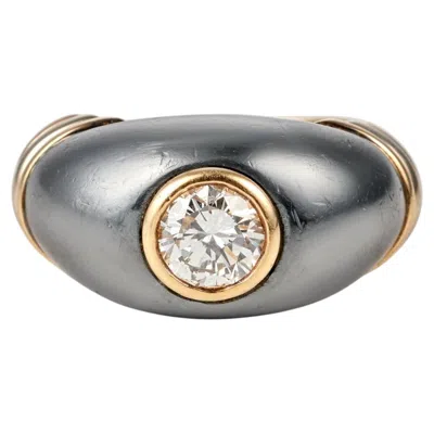 Pre-owned Cartier Panth�re Ring, 18k Yellow Gold, Diamond, Circa 1980, France