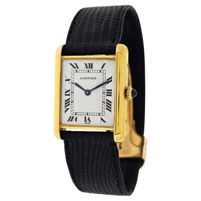 Pre-owned Cartier Paris Classic Tank Lc Gm Large Tank Watch, Deployant. Circa 1975-1978 In Multiple