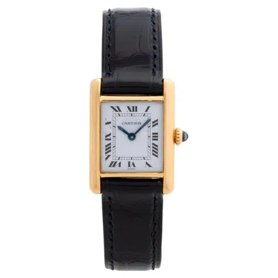 Pre-owned Cartier Paris Tank Louis Ref 7808. Manual Wind, 18k Yellow Gold, Mk2 Dial, C1980
