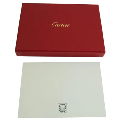 Pre-owned Cartier Paris “tank” Stationery Set, 10 Cards & Envelopes In Original Box 1990s In Gray