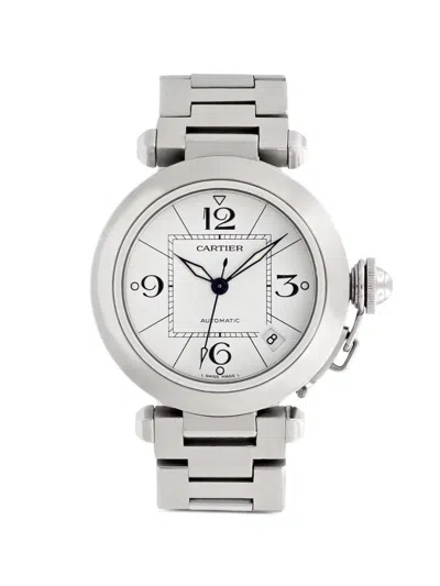 Pre-owned Cartier Pasha 35mm Watch In White