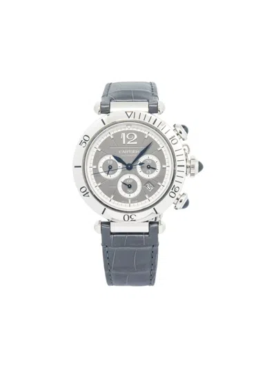 Pre-owned Cartier Pasha 41mm In Gray