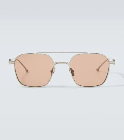 Cartier Pasha Aviator Sunglasses In Silver