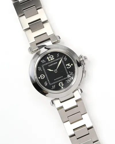 Cartier Pasha C 35mm Ca 2000 Watch In Silver
