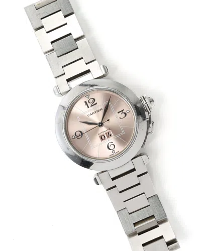 Cartier Pasha C 35mm Watch In Silver