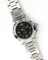 Cartier Pasha C Meridian Gmt 35mm Ref 2550 Watch In Black
