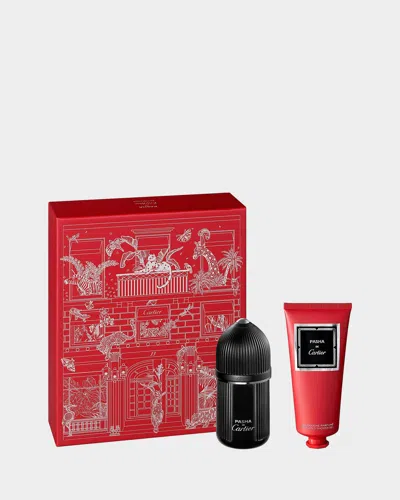 Cartier Pasha De  Édition Noire 2-piece Fragrance Gift Set In Red