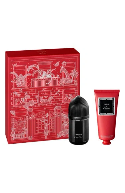 Cartier Pasha De  Noir Eau De Toilette Gift Set $155 Value In Multi