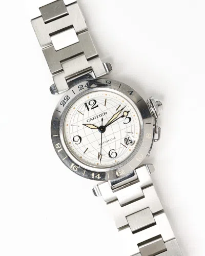 Cartier Pasha Gmt 35mm Ref 2377 Full Set Watch