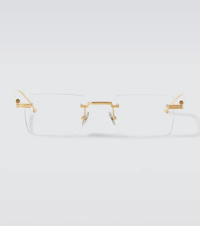 Cartier Pasha Rectangular Glasses In Gold