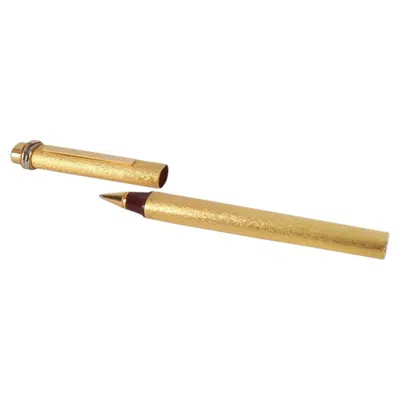 Pre-owned Cartier Pen "must De  Trinity Gold Ballpoint Pen", France By , 2000s