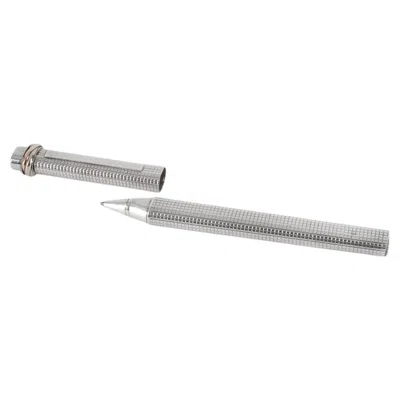 Pre-owned Cartier Pen "must De  Trinity Silver Ballpoint Pen", France By , 2000s