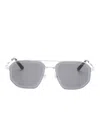 Cartier Pilot-frame Sunglasses In Silver