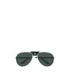 Cartier Aviator Frame Sunglasses In Black