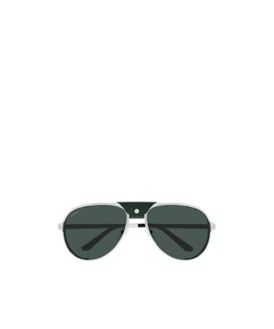 CARTIER CARTIER AVIATOR FRAME SUNGLASSES