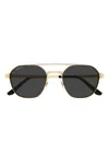 Cartier Ct0571s Santos De Sunglasses In Gold