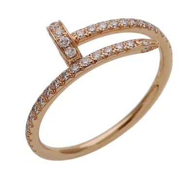 Pre-owned Cartier Pink Band Ring ()