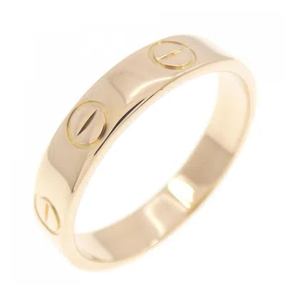 Pre-owned Cartier Pink Gold Pink Gold (18k) Band Ring ()