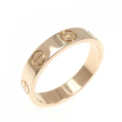 Pre-owned Cartier Pink Gold Pink Gold (18k) Band Ring ()