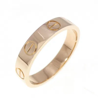 Pre-owned Cartier Pink Gold Pink Gold (18k) Band Ring ()