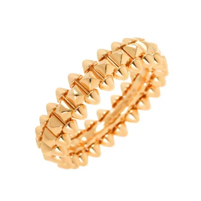 Pre-owned Cartier Pink Gold Pink Gold (18k) Band Ring ()