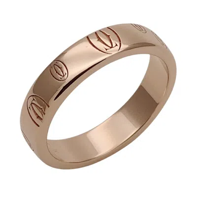 Pre-owned Cartier Pink Gold Pink Gold (18k) Band Ring ()