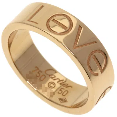 Pre-owned Cartier Pink Gold Pink Gold (18k) Band Ring ()