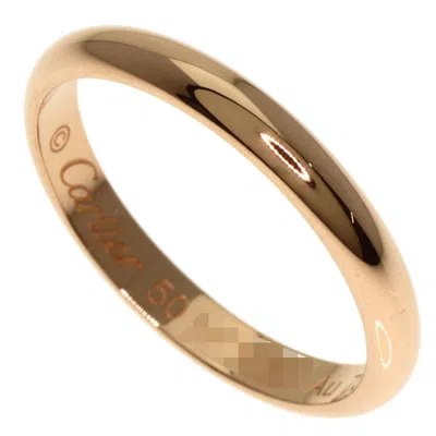Pre-owned Cartier Pink Gold Pink Gold (18k) Band Ring ()
