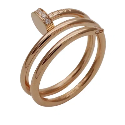 Pre-owned Cartier Pink Gold Pink Gold (18k) Band Ring ()