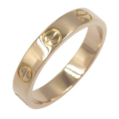 Pre-owned Cartier Pink Gold Pink Gold (18k) Band Ring ()