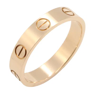 Pre-owned Cartier Pink Gold Pink Gold (18k) Band Ring ()
